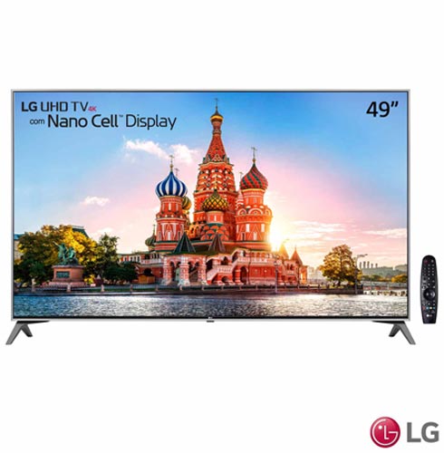 Smart TV 4K LG LED 49” Upscaler 4K, Ultra Luminância, Controle Smart Magic e Wi-Fi - 49UJ7500 - LG49UJ7500