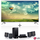 Smart TV LED LG 60” Full HD, Smart Share e Wi-Fi - 60LB5800+Home Theater LG, Blu-ray 3D, 5.1 Canais, 1000 W - BH6730S