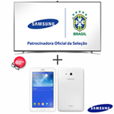Smart TV 3D LED Samsung 65' Full HD, Funcao Futebol e 4 Oculos 3D + Tablet Samsung Galaxy Tab 3 Lite Branco, 7', 3G, 8GB