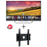 Smart TV 3D LED Sony 50 Full HD com Wi-Fi e 02 Oculos 3D + Suporte Airon Flex, para monitor de lcd/plasma, preto