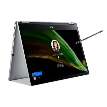 Notebook - Acer Sp313-51n-772s I7-1165g7 8gb 512gb Ssd Intel Iris Xe Graphics Windows 10 Home Spin 3 C/ Caneta 13,5" Polegadas