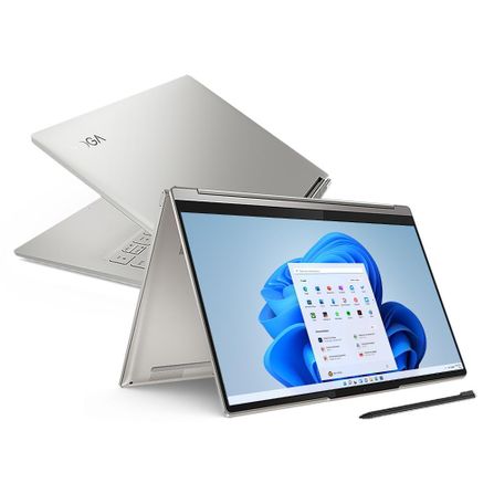 Notebook - Lenovo 82bg00epbr I7-1185g7e 3.00ghz 8gb 512gb Ssd Intel Iris Xe Graphics Windows 11 Home Yoga 9i 14" Polegadas