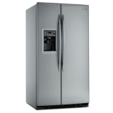 Refrigerador Side by Side 629L Frost Free com Dispenser de Água/Gelo / Controle Externo de Temperatura / Inox - GE - PSZ