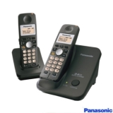 Telefone sem Fio 2,4GHz com Identificador de Chamada e Alarme + Ramal sem Fio - Panasonic - KXTG3526LBB