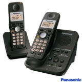 Telefone sem Fio 2.4GHZ com Secretária Eletrônica e Identificador de Chamadas + Ramal sem Fio - Panasonic - KXTG3536LBB