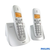 Telefone sem Fio Digital DECT 6.0 com Identificador de Chamada / Viva-Voz + Ramal - Série CD2 Philips - CD2402S_57