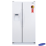 Refrigerador Side by Side 532L Nano Branco Samsung - RS21DASW