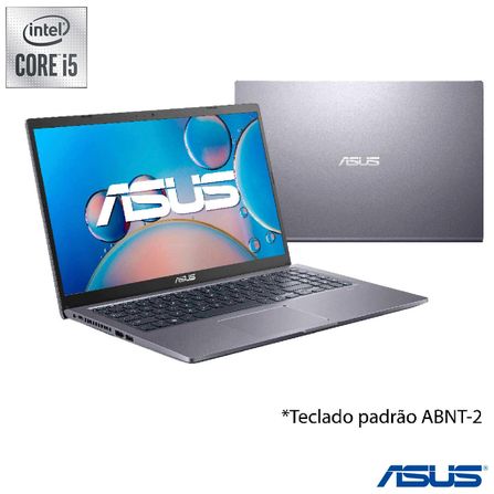 Notebook - Asus X515jf-ej361w I5-1035g1 1.00ghz 8gb 256gb Ssd Geforce Mx130 Windows 11 Home 15,6" Polegadas